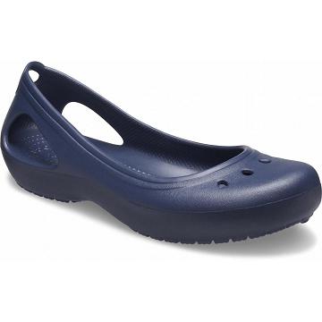 Crocs Kadee Balerina Cipő Női Sötétkék | HU 0173JPQJ